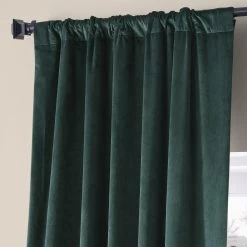 Spirit Green Signature Plush Velvet Hotel Blackout Curtain -Chic Curtains Shop VPYC SBO179759 68973 3