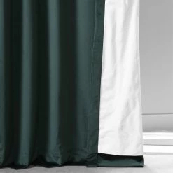 Spirit Green Signature Plush Velvet Hotel Blackout Curtain -Chic Curtains Shop VPYC SBO179759 68973 5