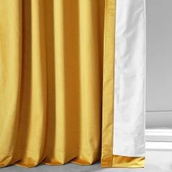 Sophomore Gold Signature Plush Velvet Hotel Blackout Curtain -Chic Curtains Shop VPYC SBO179760 68974 5