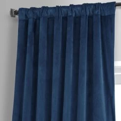 Dreamland Blue Signature Plush Velvet Hotel Blackout Curtain -Chic Curtains Shop VPYC SBO179910 80375 3
