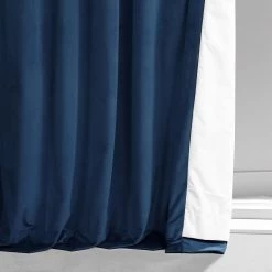 Dreamland Blue Signature Plush Velvet Hotel Blackout Curtain -Chic Curtains Shop VPYC SBO179910 80375 5