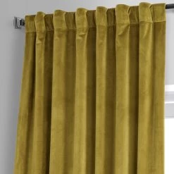 Babylonia Green Signature Plush Velvet Hotel Blackout Curtain 10 Babylonia Green Signature Plush Velvet Hotel Blackout Curtain -Chic Curtains Shop VPYC SBO179911 80376 4