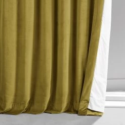 Babylonia Green Signature Plush Velvet Hotel Blackout Curtain 12 Babylonia Green Signature Plush Velvet Hotel Blackout Curtain -Chic Curtains Shop VPYC SBO179911 80376 5