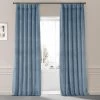 Copenhagen Blue Signature Plush Velvet Hotel Blackout Curtain -Chic Curtains Shop VPYC SBO179920 80378