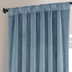 Copenhagen Blue Signature Plush Velvet Hotel Blackout Curtain -Chic Curtains Shop VPYC SBO179920 80378 3