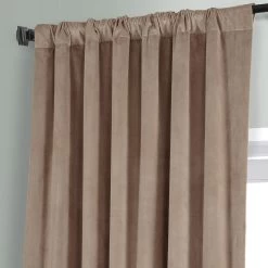 Pashmina Taupe Signature Plush Velvet Hotel Blackout Curtain 11 Pashmina Taupe Signature Plush Velvet Hotel Blackout Curtain -Chic Curtains Shop VPYC SBO190153 80398 3