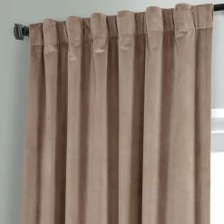 Pashmina Taupe Signature Plush Velvet Hotel Blackout Curtain 10 Pashmina Taupe Signature Plush Velvet Hotel Blackout Curtain -Chic Curtains Shop VPYC SBO190153 80398 4
