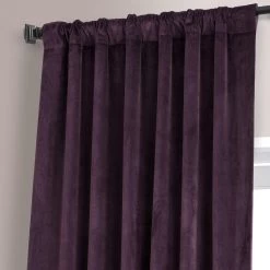 Plum Blossom Signature Plush Velvet Hotel Blackout Curtain -Chic Curtains Shop VPYC SBO190162 80402 3
