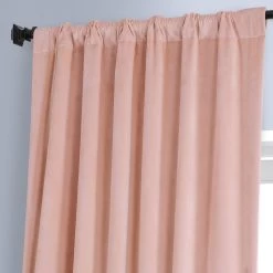 Apricot Blossom Signature Plush Velvet Hotel Blackout Curtain 11 Apricot Blossom Signature Plush Velvet Hotel Blackout Curtain -Chic Curtains Shop VPYC SBO198601 80399 3