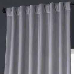 Cascade Grey Royal Lux Velvet Curtain -Chic Curtains Shop VRCH 201061 75304 4
